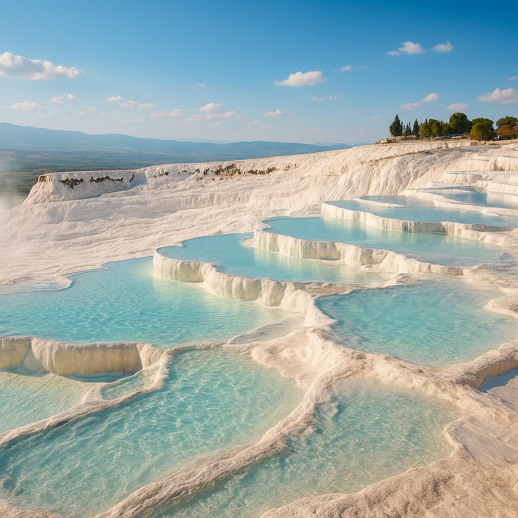 What is Pamukkale? Turkey's White Travertine Wonder